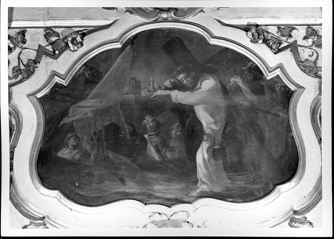 salita di Cristo al monte Calvario (dipinto, elemento d'insieme) di Ferrario Federico (sec. XVIII)