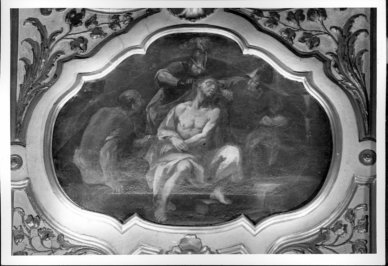 incoronazione di spine (dipinto, elemento d'insieme) di Ferrario Federico (sec. XVIII)