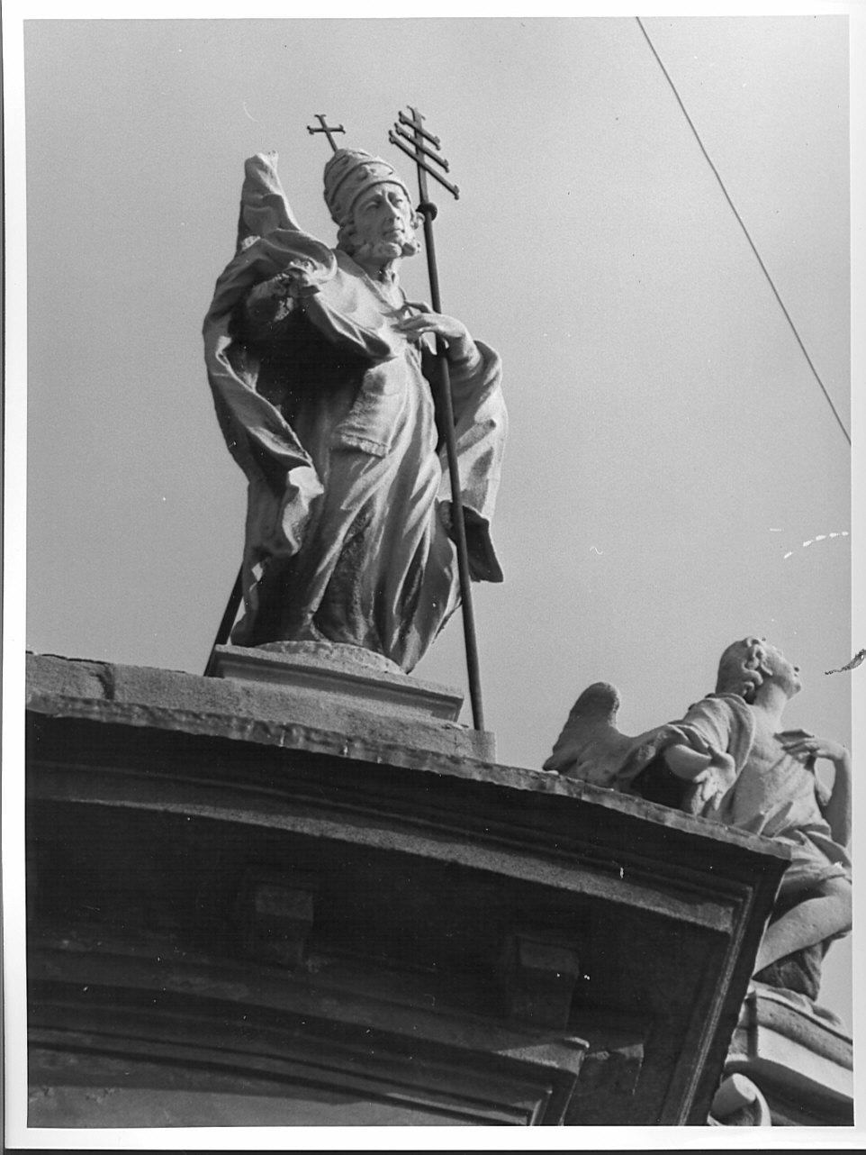 San Felice I (scultura, elemento d'insieme) di Pirovano Anton Maria (sec. XVIII)