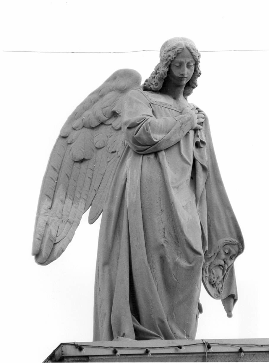 angelo con immagine di Cristo (statua, opera isolata) - bottega lombarda (?) (sec. XIX)