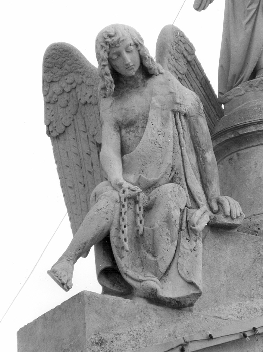 angelo (statua, opera isolata) di Cerli Luigi (sec. XIX)