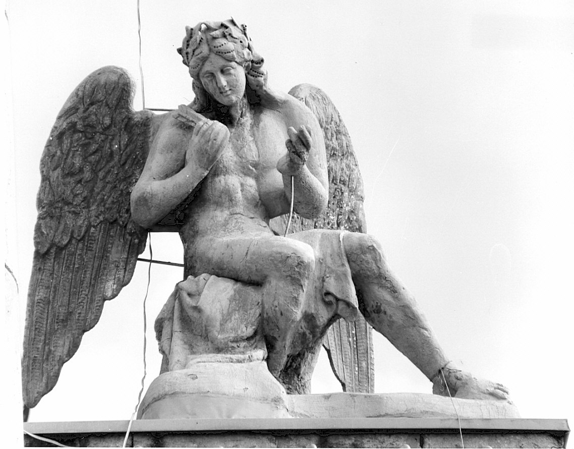 angelo (statua, opera isolata) - bottega lombarda (?) (sec. XIX)