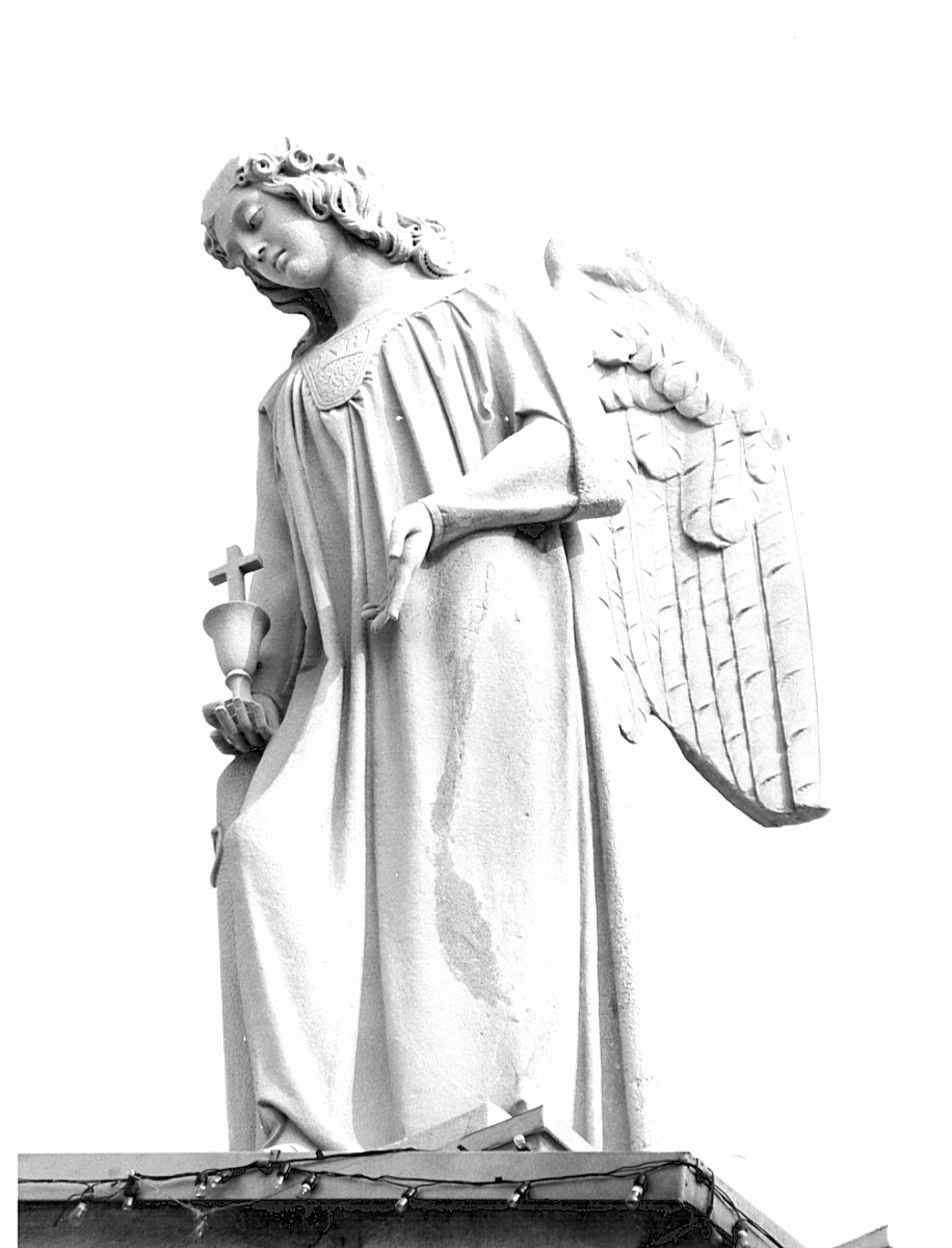 angelo con calice (statua, opera isolata) - bottega lombarda (?) (sec. XIX)