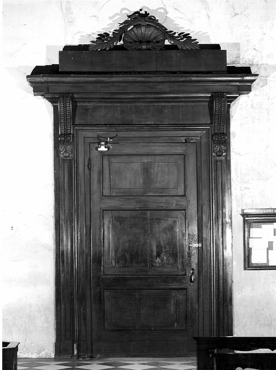 porta - ad un battente, coppia - bottega lombarda (prima metà sec. XIX)