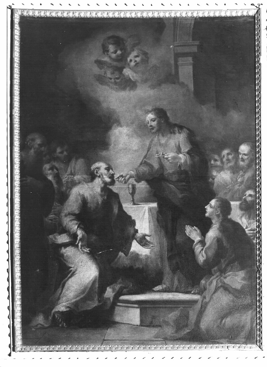 Eucaristia (dipinto, opera isolata) di Cattaneo Santo detto Santino (attribuito) (metà sec. XVIII)