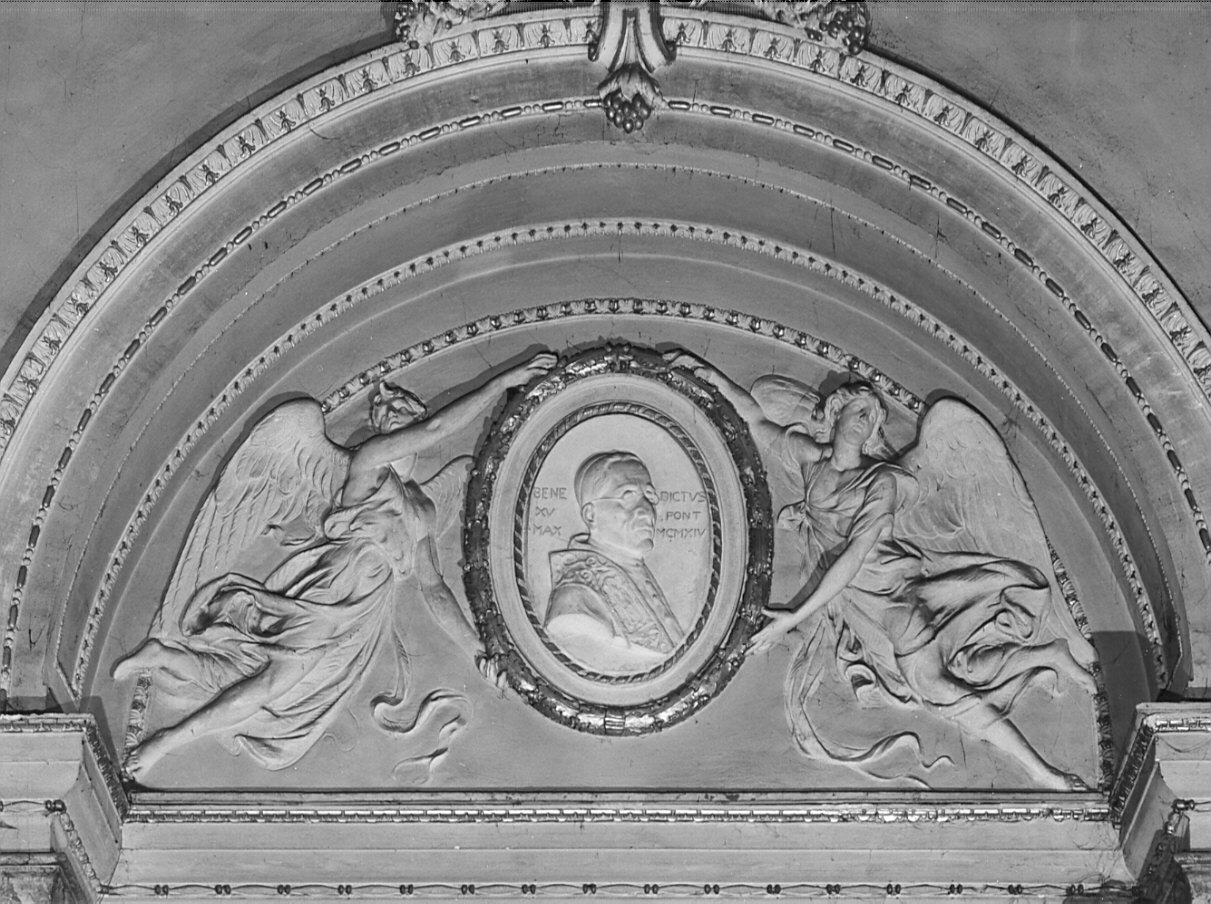 angeli (decorazione plastica, opera isolata) - bottega italiana (sec. XX)