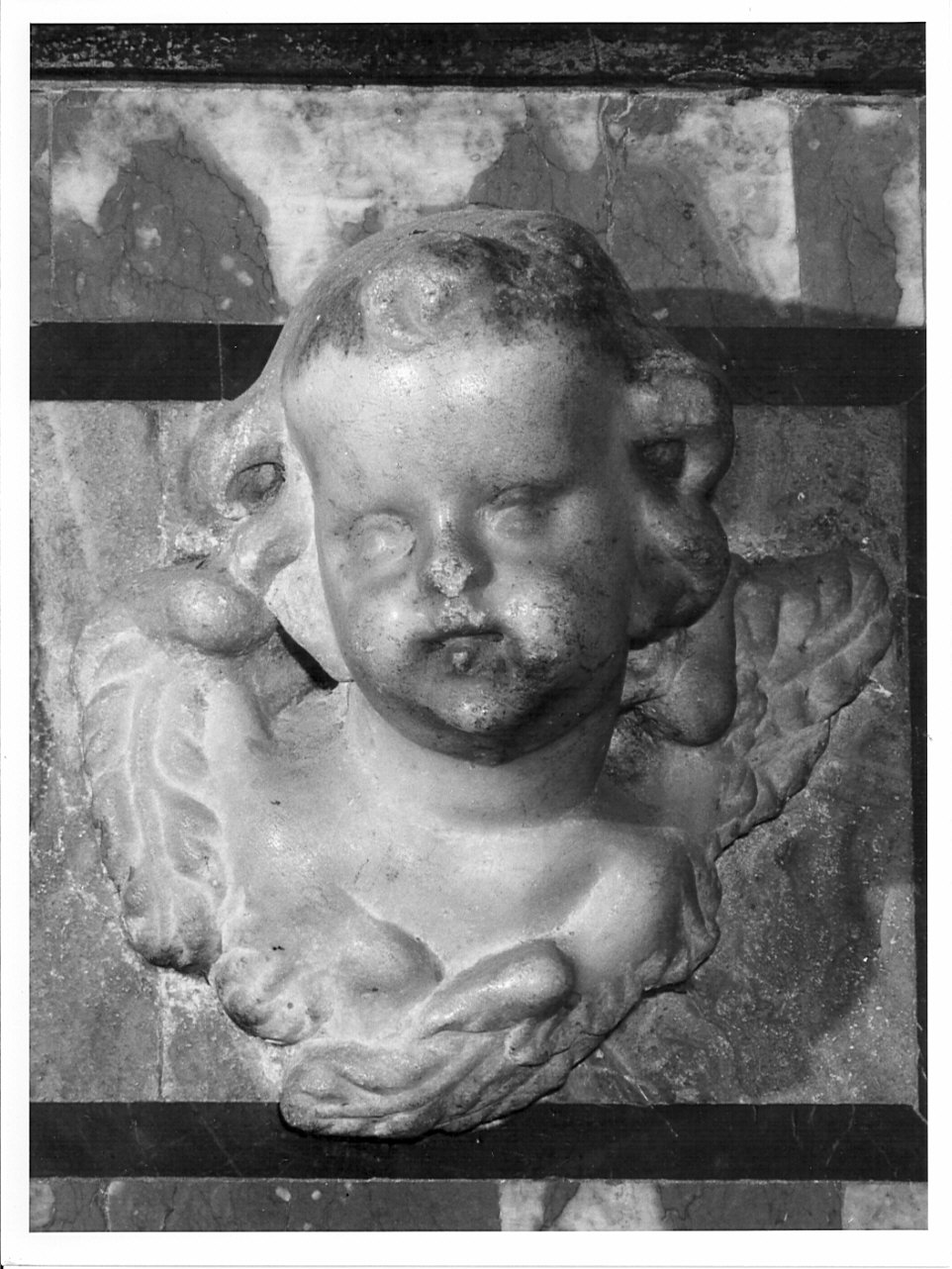 angelo (rilievo, opera isolata) - bottega italiana (sec. XVII)