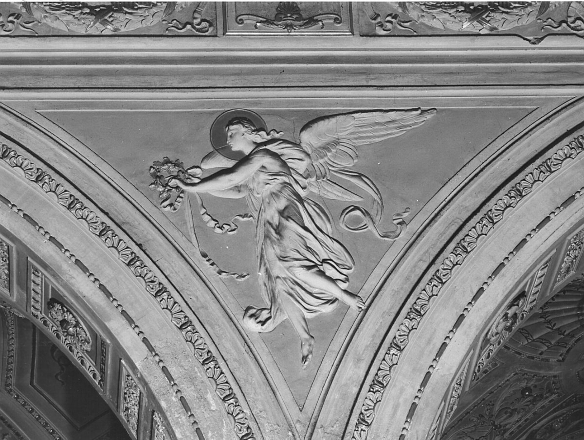 angeli (decorazione plastica, elemento d'insieme) - bottega italiana (sec. XX)