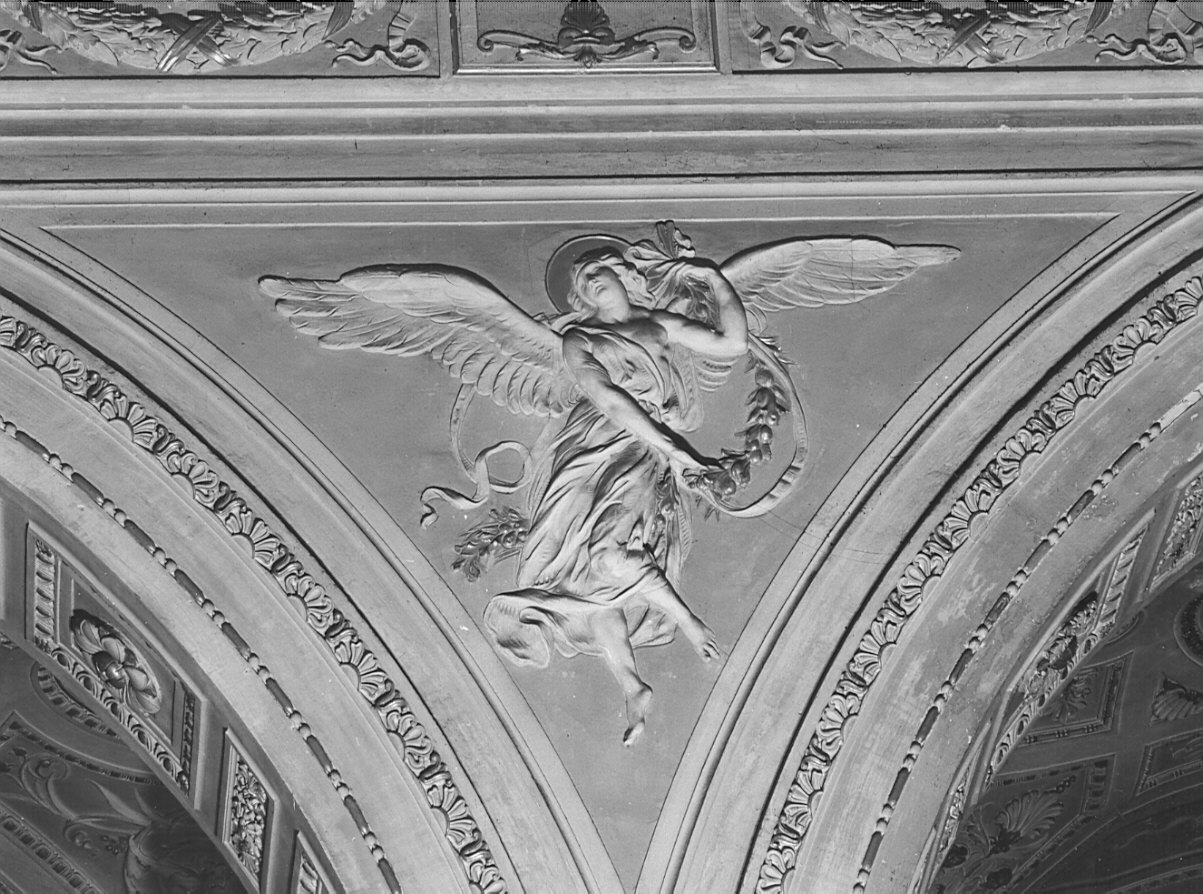 angelo (decorazione plastica, elemento d'insieme) - bottega italiana (sec. XX)