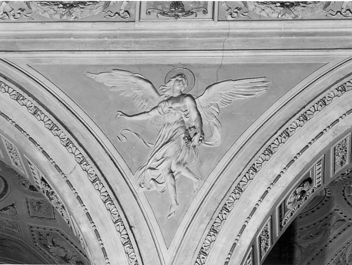 angelo (decorazione plastica, elemento d'insieme) - bottega italiana (sec. XX)