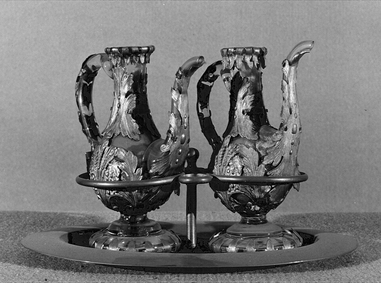 vaso per la riserva degli oli santi, opera isolata - bottega italiana (inizio sec. XIX)