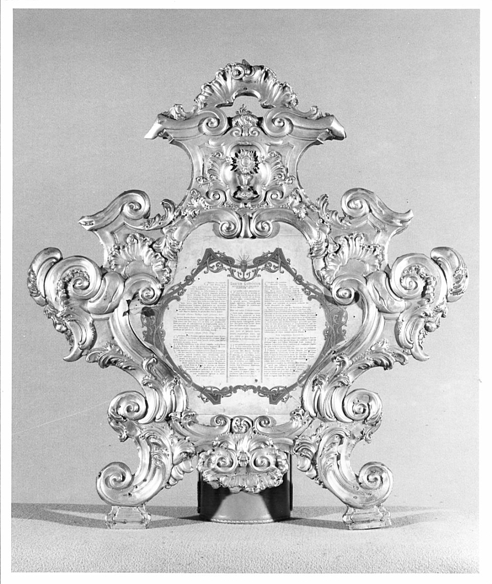 cartagloria, opera isolata - bottega lombarda (sec. XVIII)