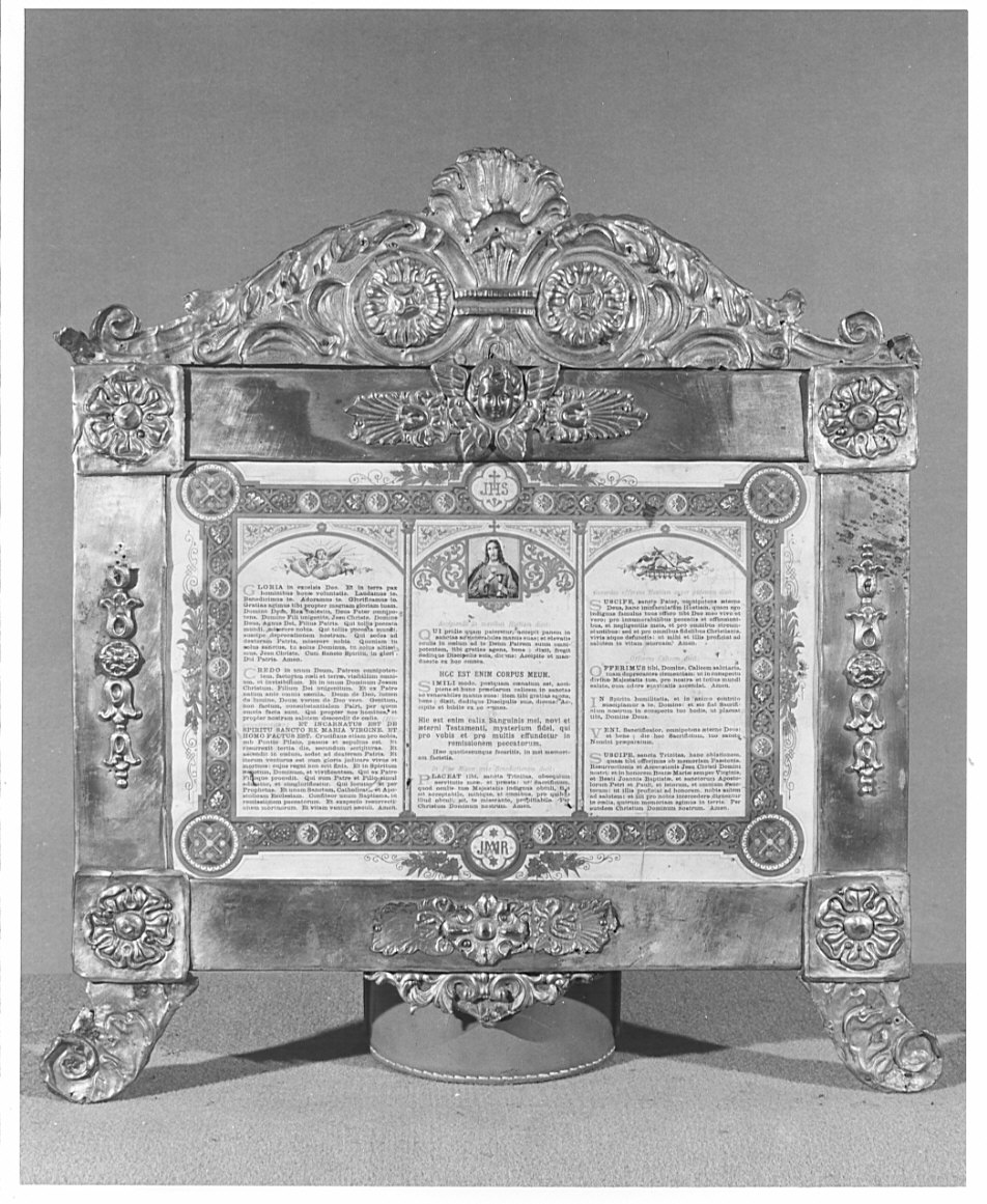 cartagloria, opera isolata - bottega lombarda (sec. XIX)