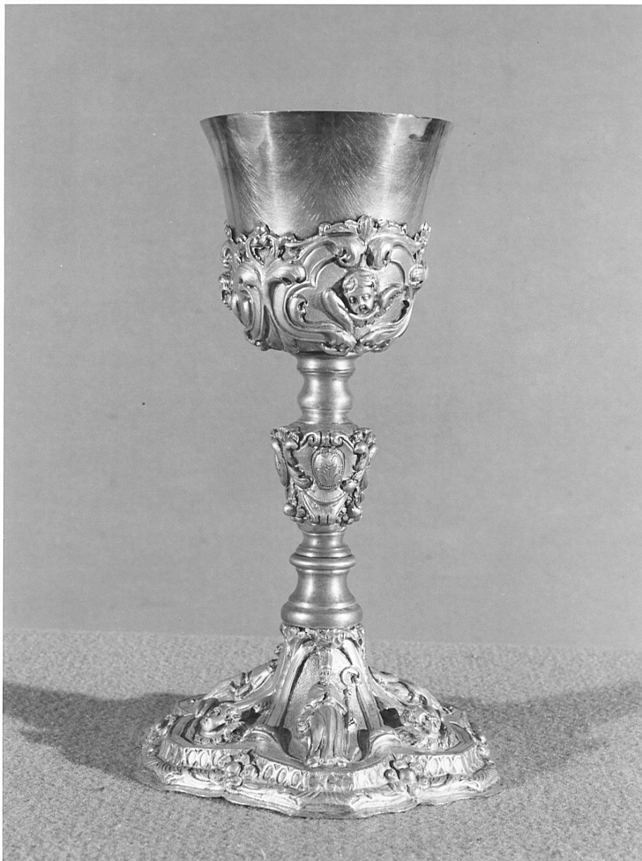 calice, opera isolata - bottega lombarda (inizio sec. XVIII)