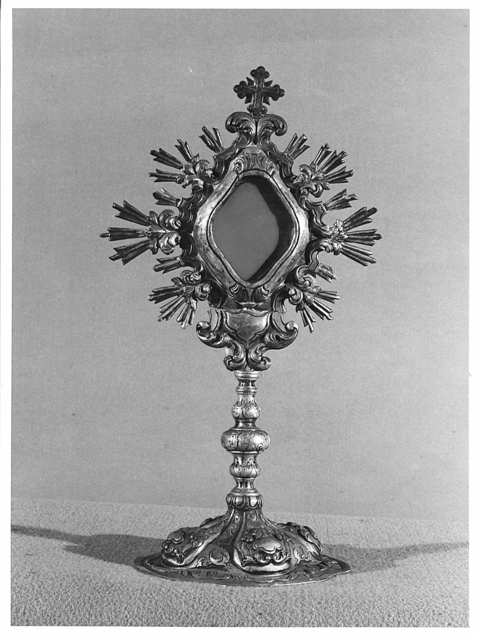 reliquiario - a ostensorio, opera isolata - bottega lombarda (sec. XVIII)
