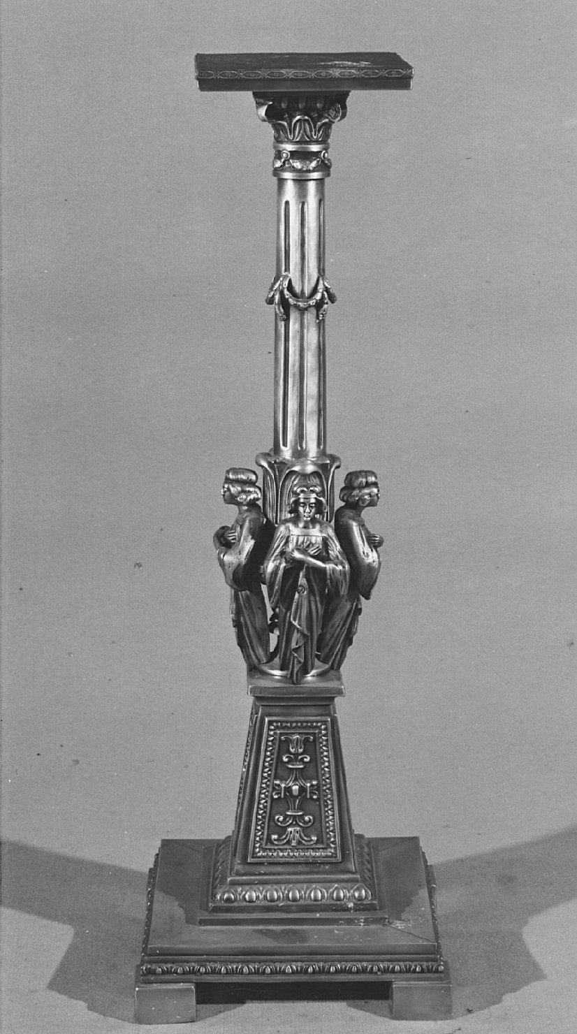 piedistallo di statua, coppia - bottega lombarda (?) (sec. XX)