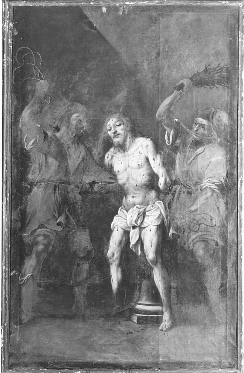 flagellazione di Cristo (dipinto, opera isolata) - ambito bergamasco (sec. XVIII)