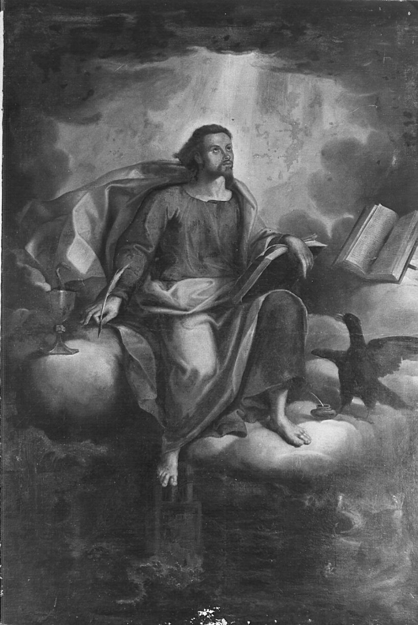 San Giovanni Evangelista (pala d'altare, opera isolata) - ambito bergamasco (sec. XIX)