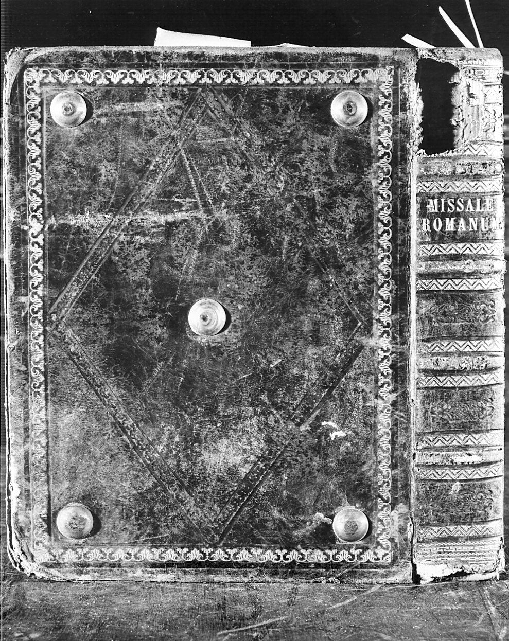 coperta di libro liturgico, opera isolata - bottega veneta (sec. XVIII)