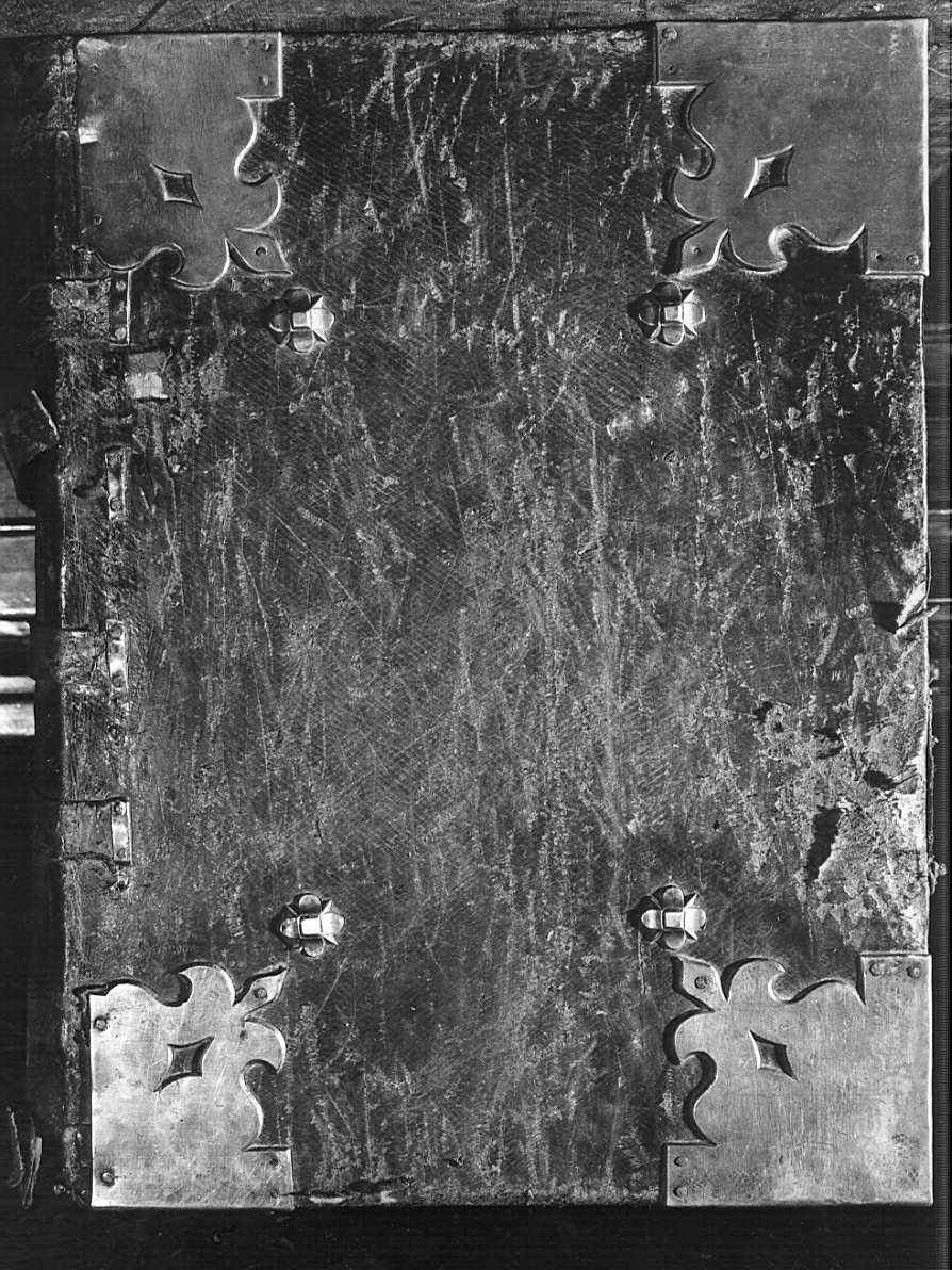 coperta di libro, opera isolata - manifattura lombarda (sec. XVI)