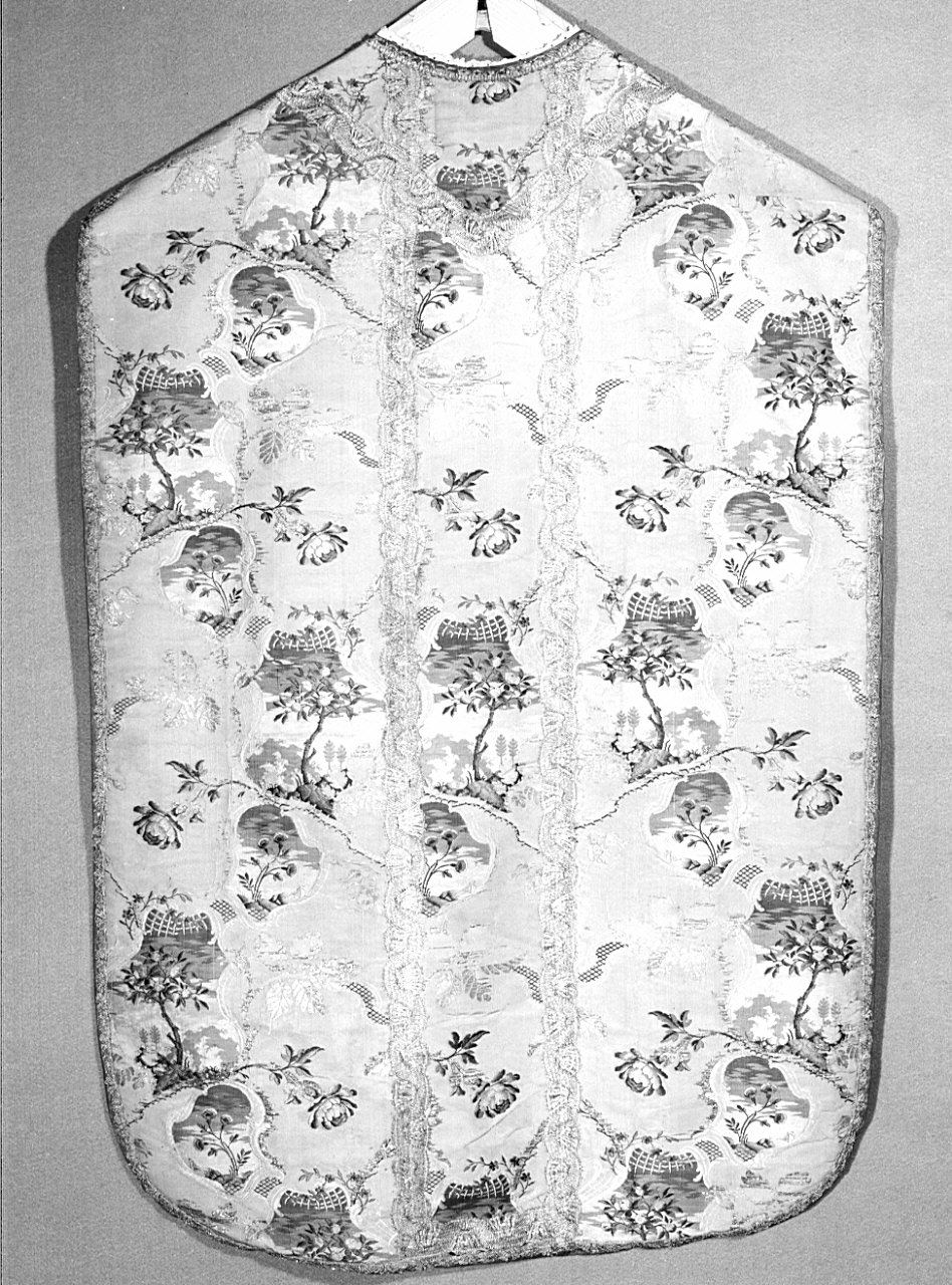 pianeta, opera isolata - manifattura bergamasca (?) (metà sec. XVIII)