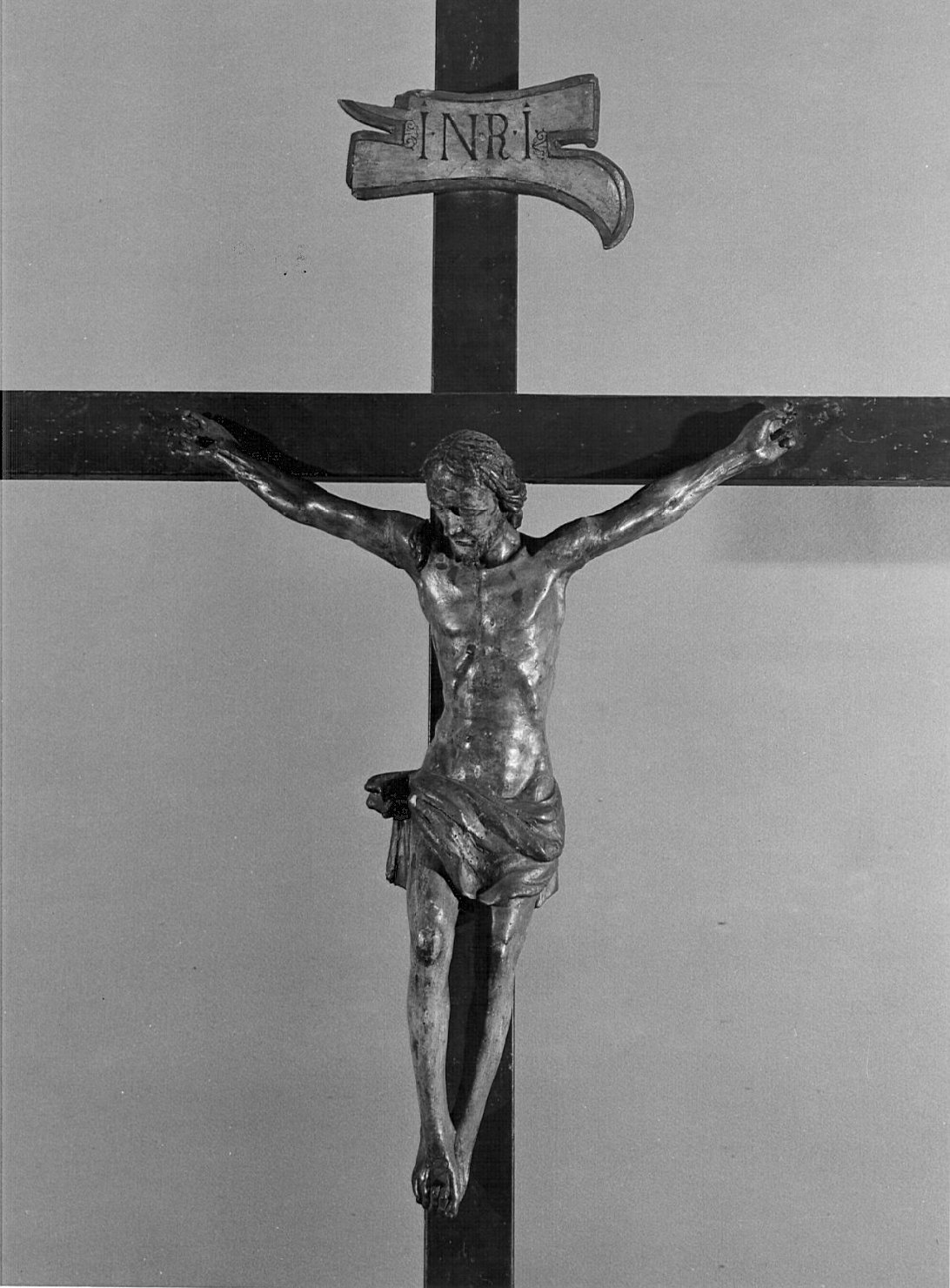 crocifisso, opera isolata - bottega bergamasca (?) (fine/inizio secc. XVI/ XVII)