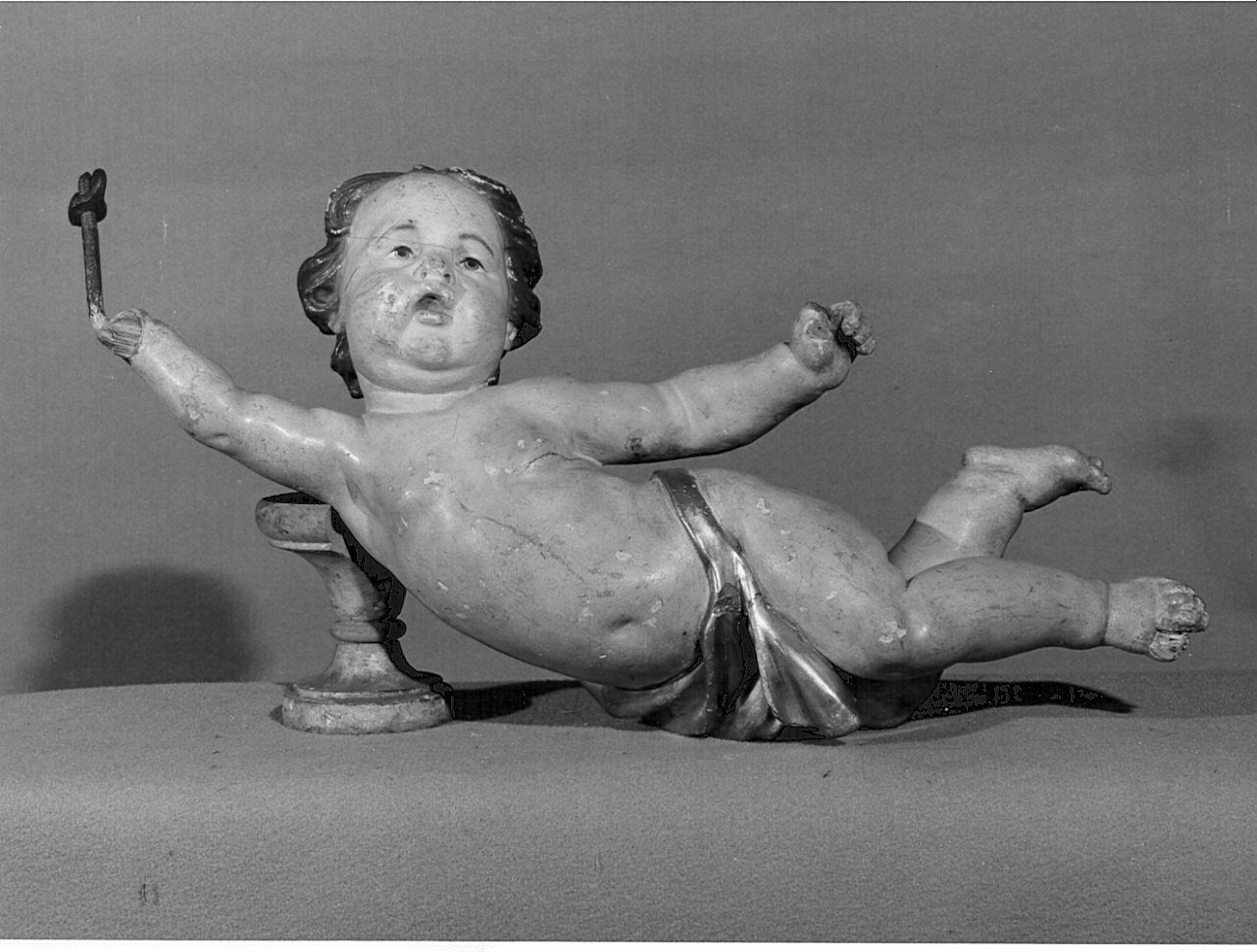 angioletti (statua, serie) - bottega bergamasca (sec. XIX)