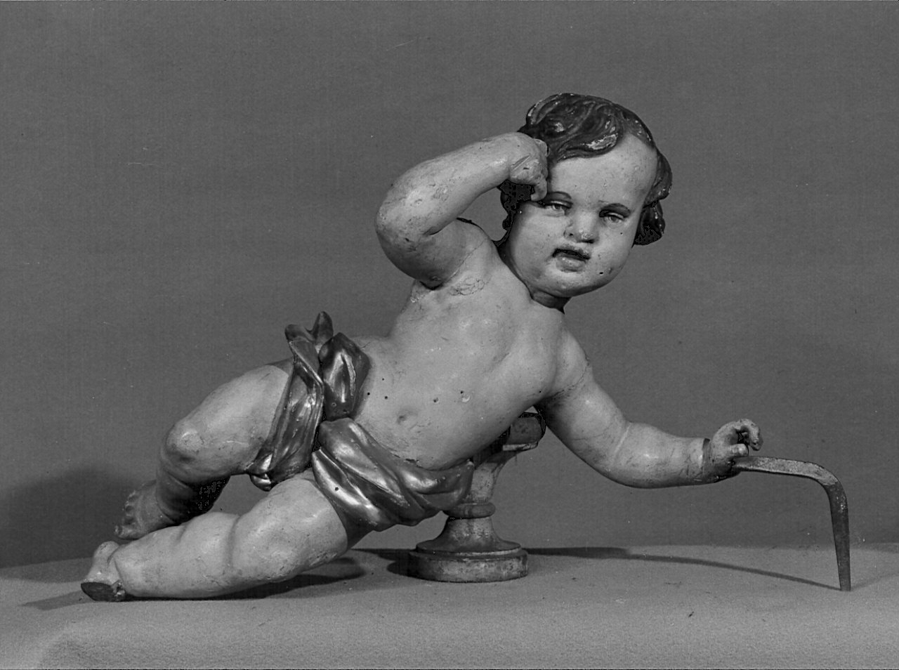 angioletti (statua, serie) - bottega bergamasca (sec. XIX)