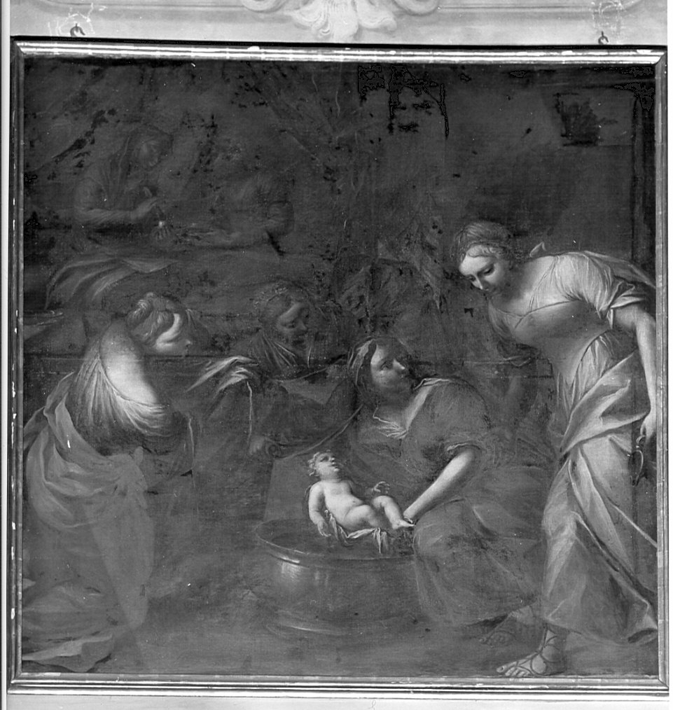 nascita di Maria Vergine (dipinto, opera isolata) di Danedi Giovanni Stefano detto Montalto (attribuito) (seconda metà sec. XVII)