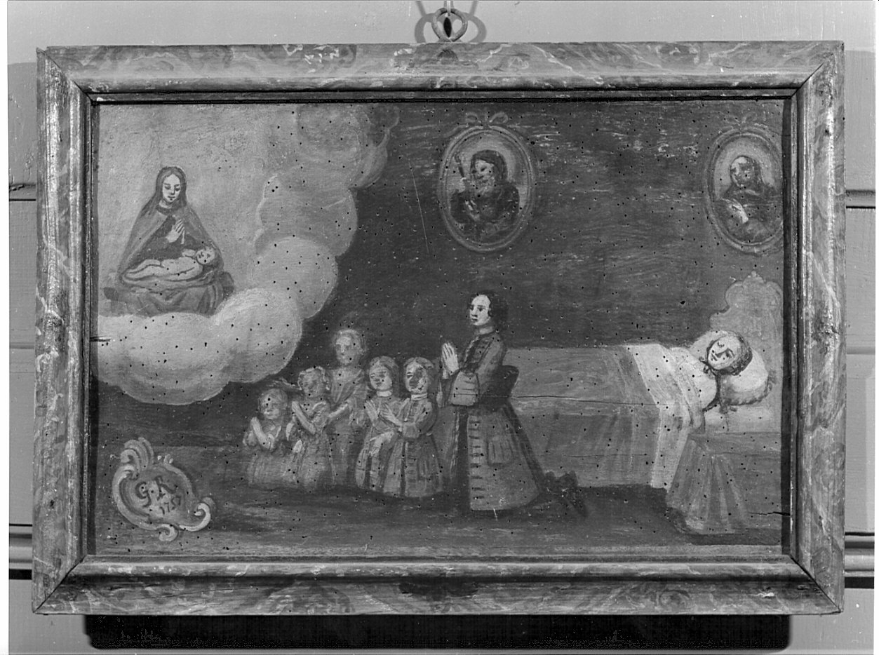 ex voto, opera isolata - ambito italiano (sec. XVIII)