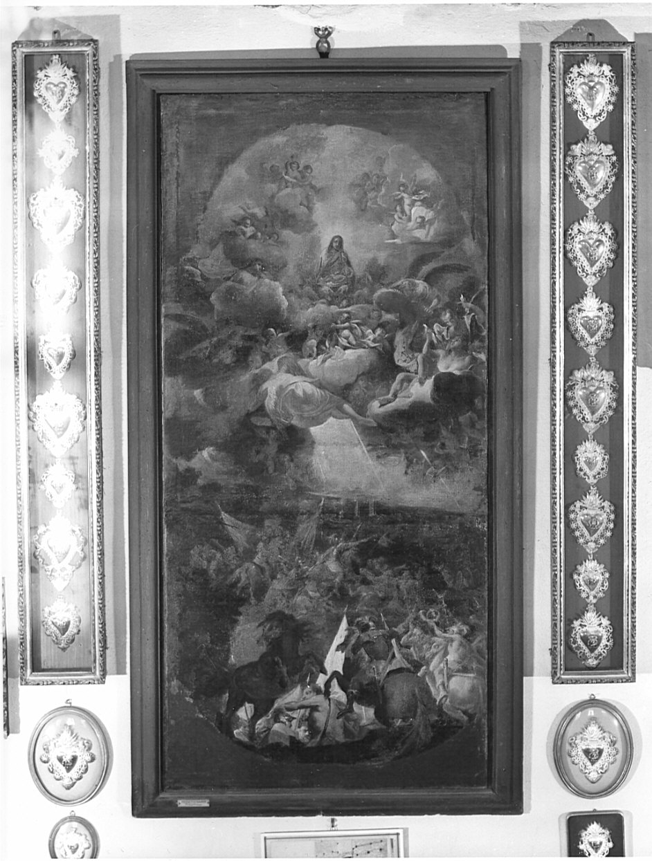 Miracolo della Madonna delle Lacrime (dipinto, opera isolata) di Molinari Giovanni Luca, Molinari Carlo (sec. XVIII)