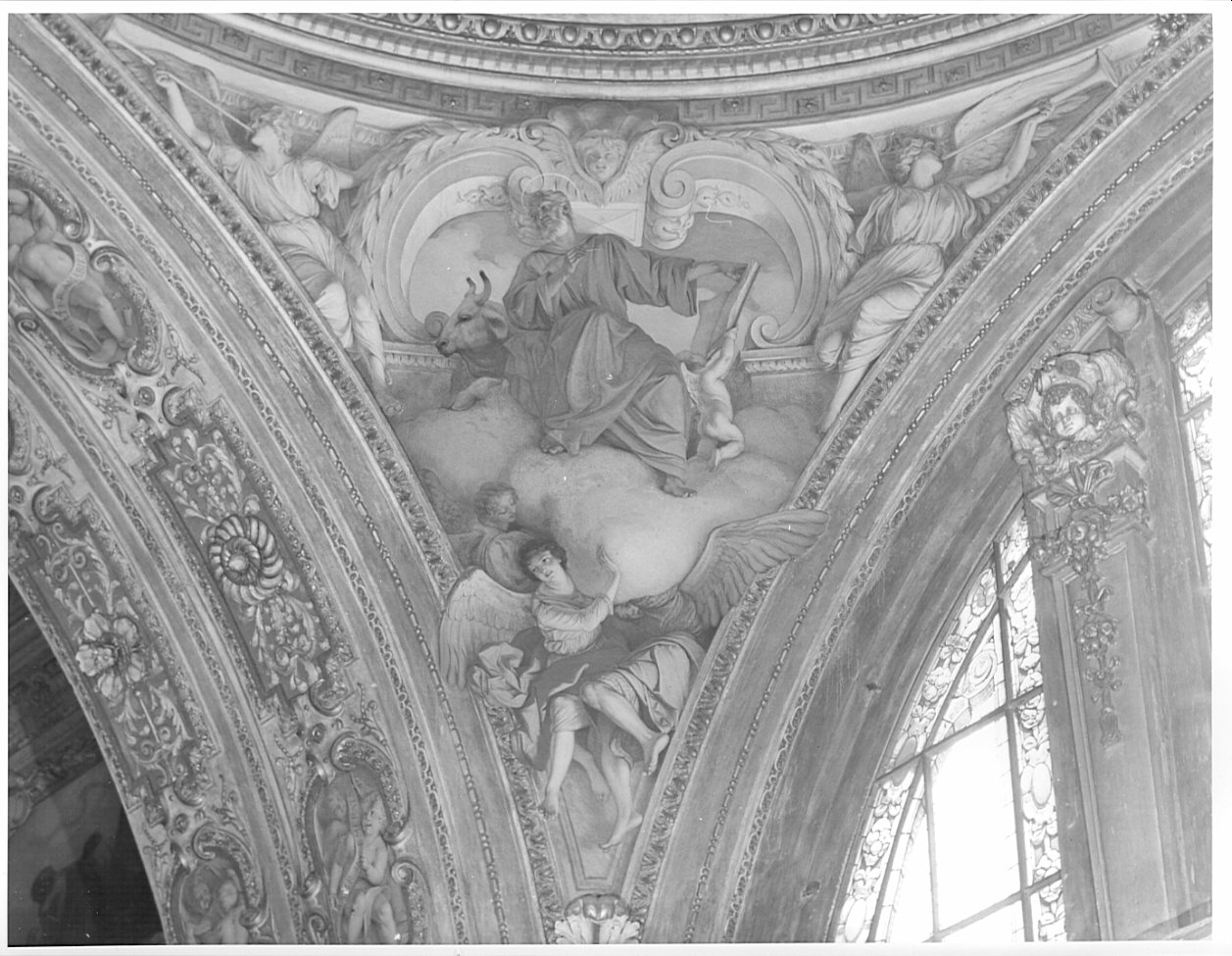 San Luca (dipinto, elemento d'insieme) di Cresseri Gaetano (sec. XX)