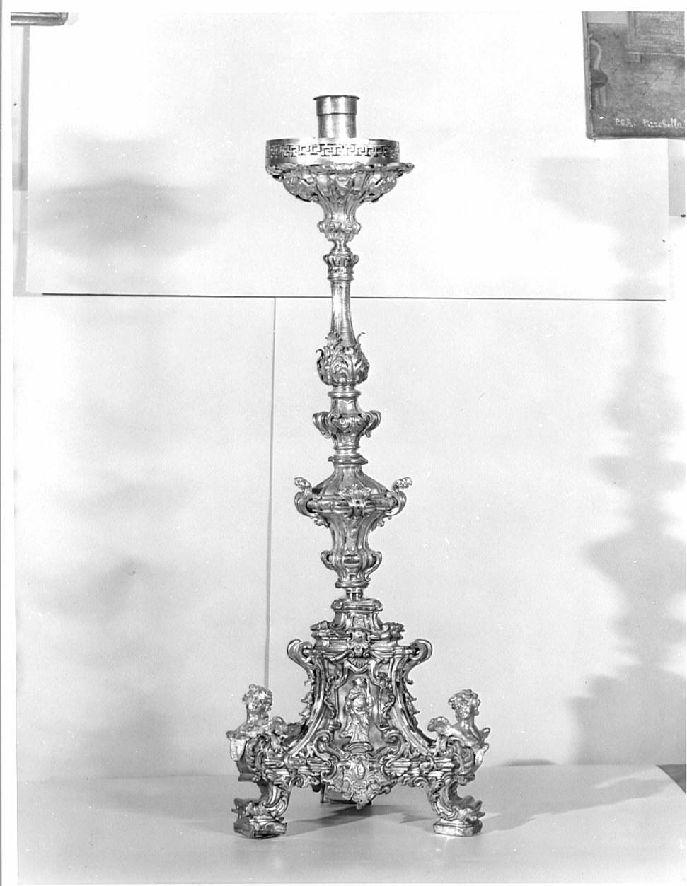 candeliere, serie - bottega lombarda (sec. XVIII)