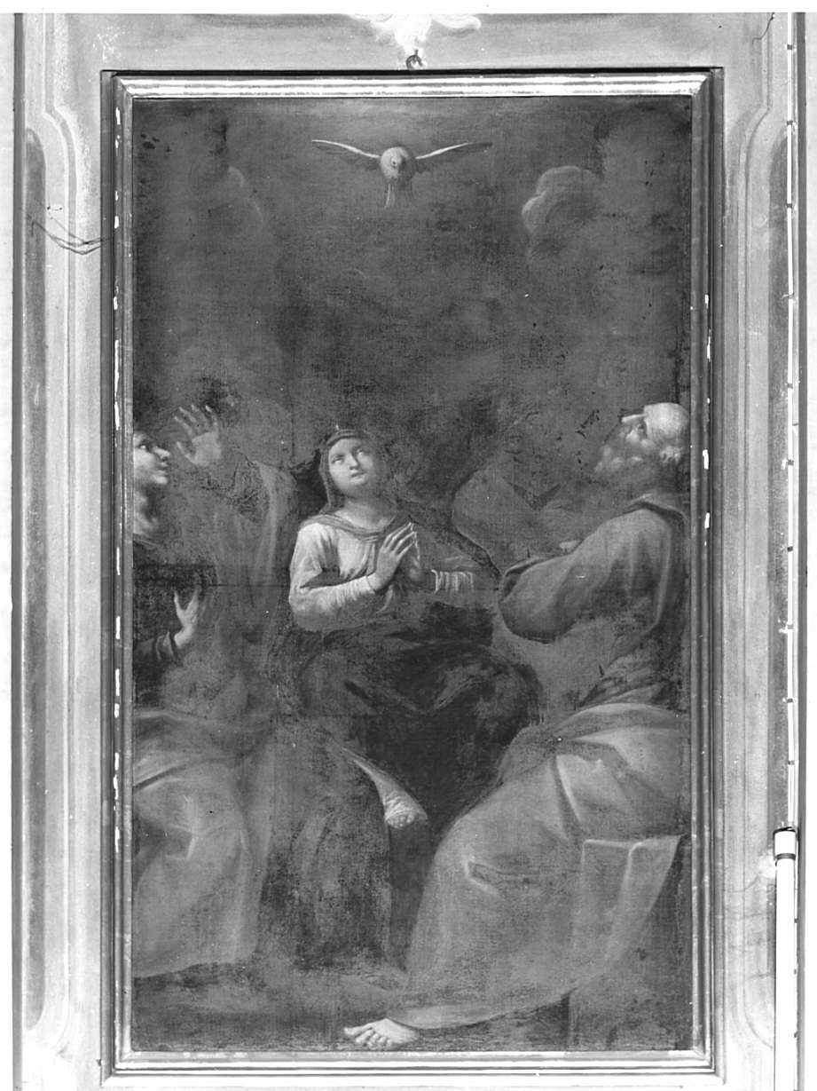 Pentecoste (dipinto, opera isolata) di Danedi Giovanni Stefano detto Montalto (attribuito) (seconda metà sec. XVII)
