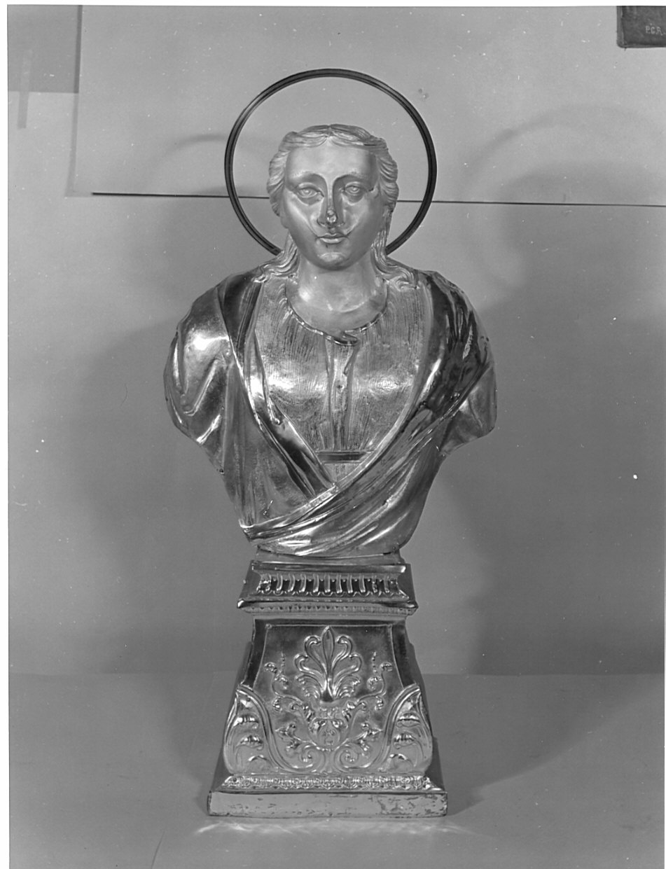 Santa (busto, opera isolata) di Prada Pietro (sec. XIX)