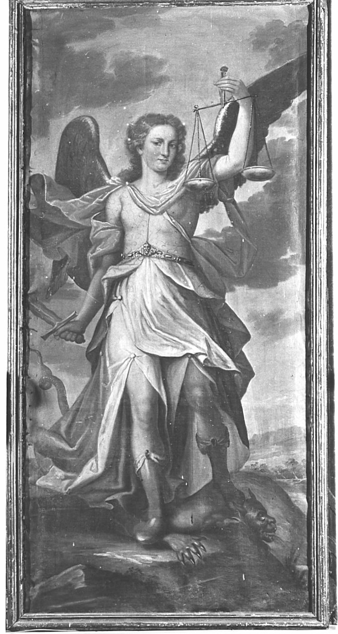 San Michele Arcangelo (dipinto, pendant) - ambito lombardo (sec. XVIII)