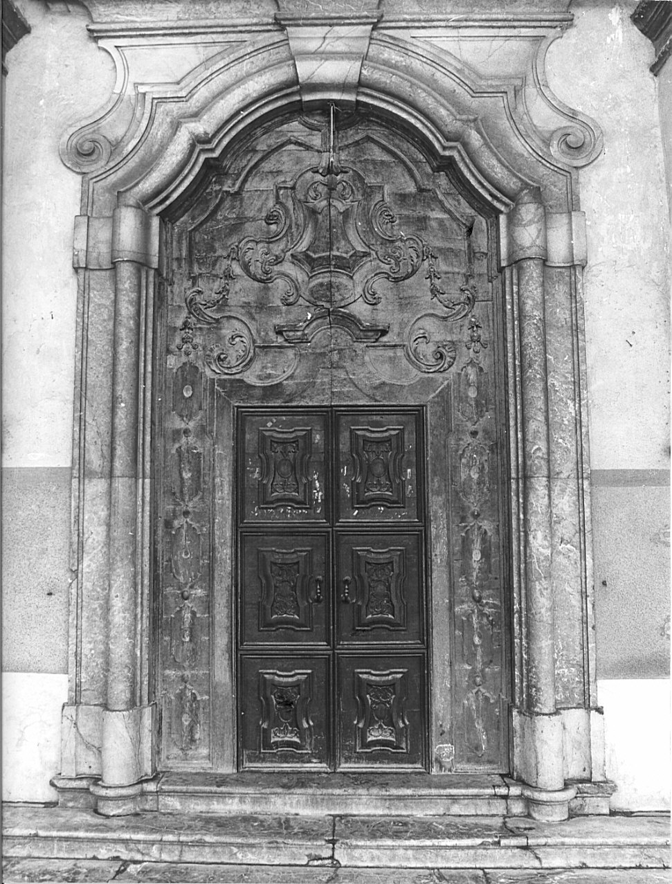 portale maggiore, opera isolata - bottega bergamasca (sec. XVII)