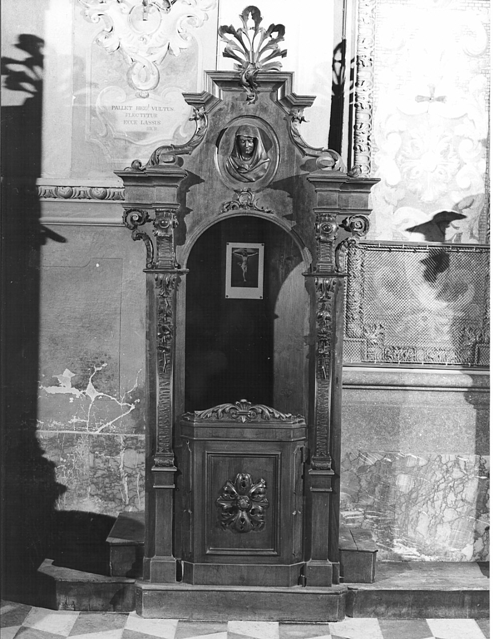 confessionale, serie - bottega bergamasca (sec. XIX)