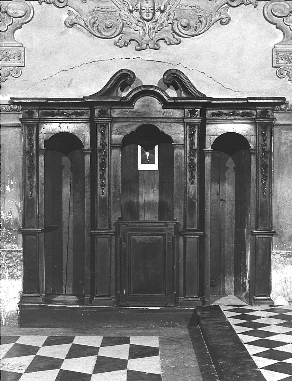 confessionale, opera isolata - bottega bergamasca (sec. XVIII)