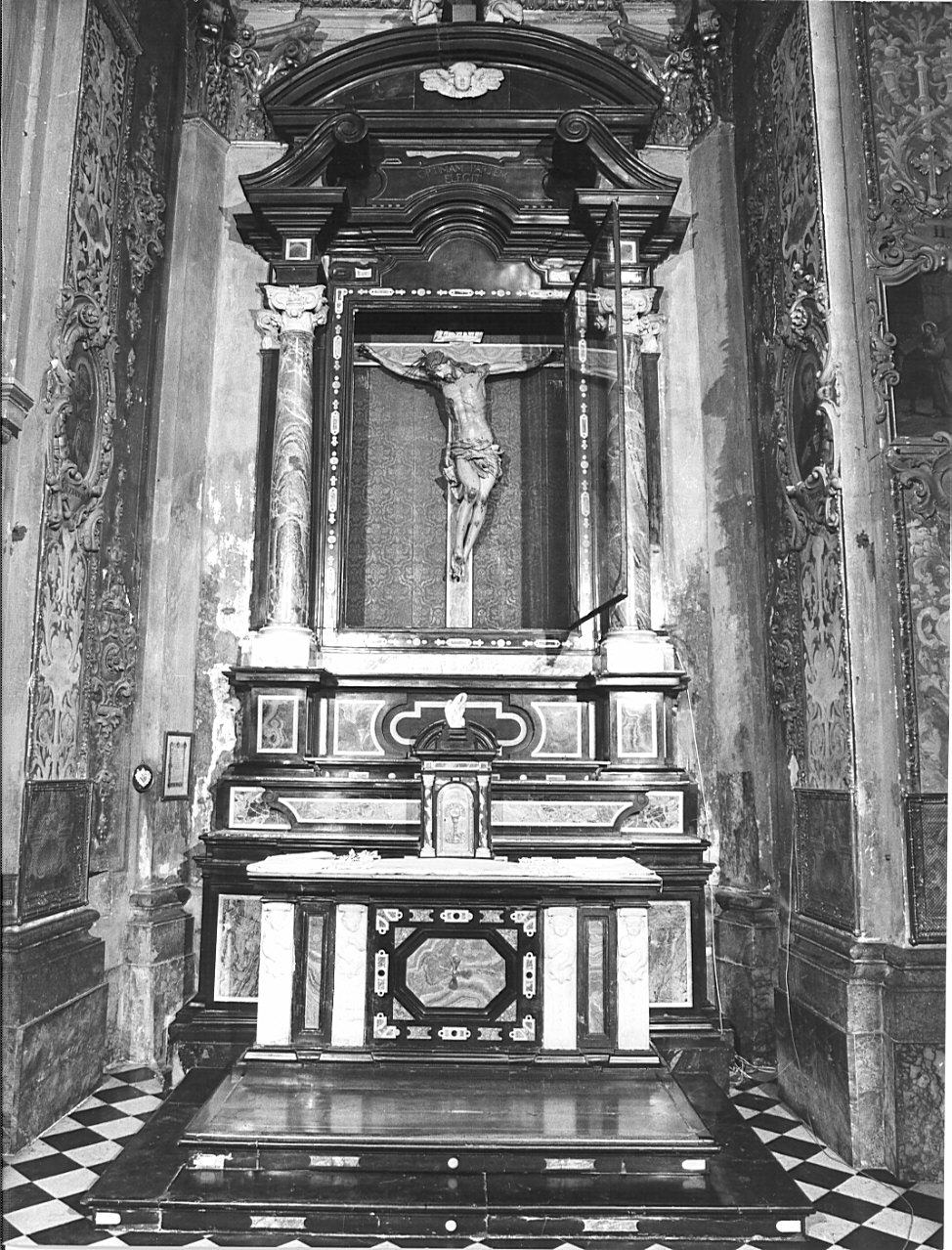 altare, opera isolata - bottega bergamasca (seconda metà sec. XVII)