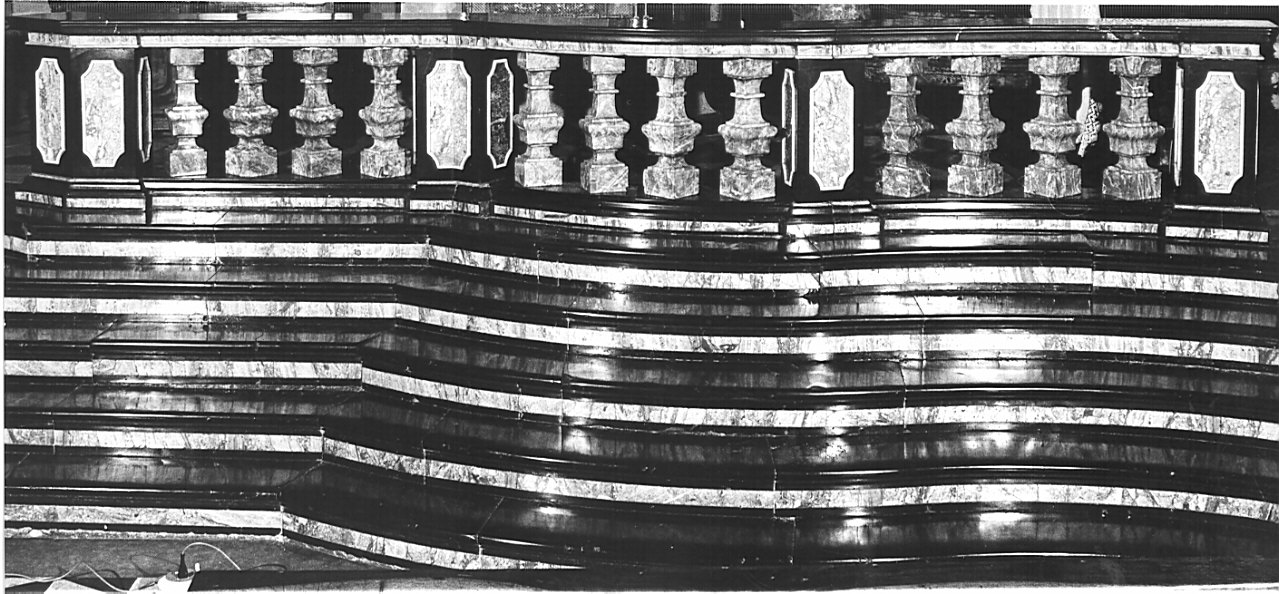 balaustrata, coppia di Aglio Carlo detto Maifredo (attribuito) (sec. XVIII)