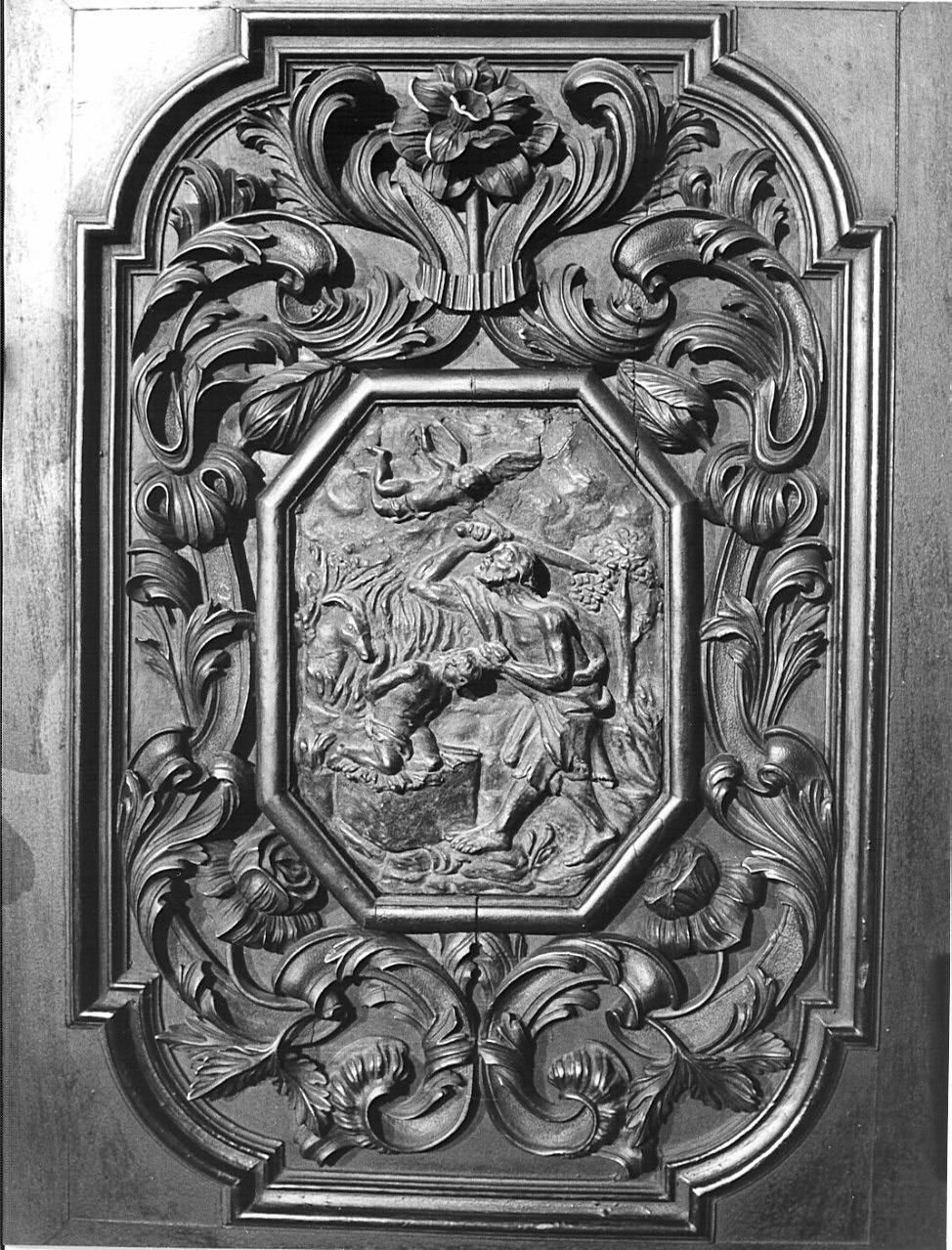 scene bibliche (rilievo, elemento d'insieme) di Bianchi Giuseppe (attribuito) (sec. XVIII)