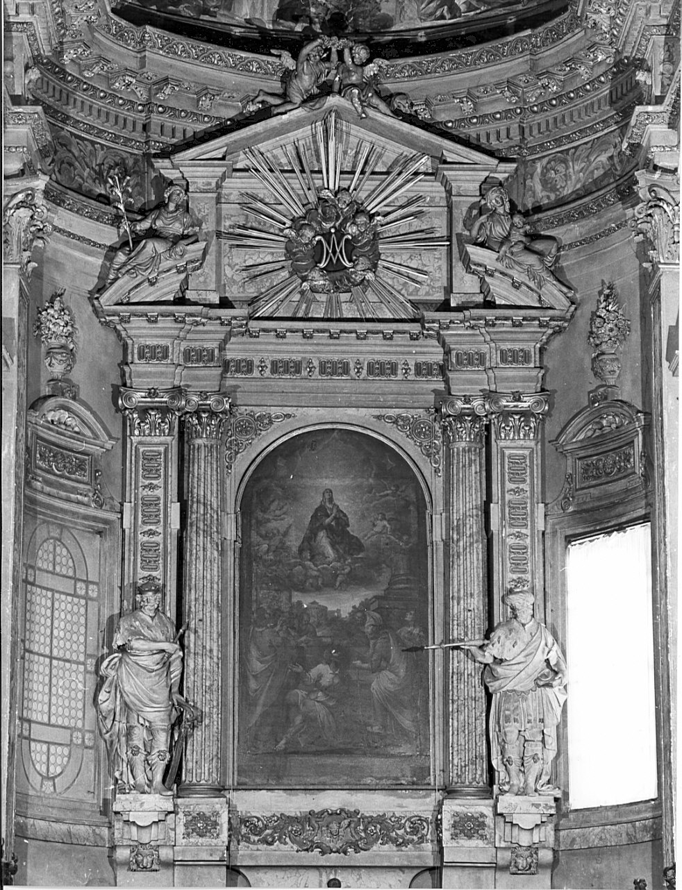 ancona, opera isolata - bottega bergamasca (sec. XVIII)