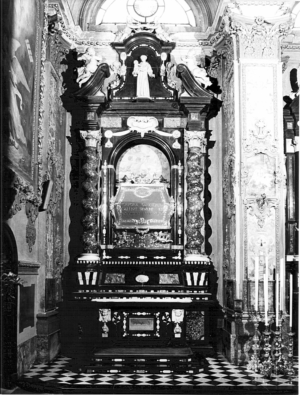 altare, opera isolata - bottega bergamasca (inizio sec. XVII)