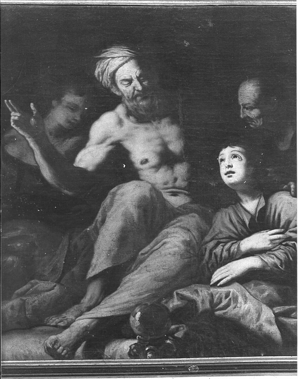 San Pietro guarisce gli infermi con la sua ombra (dipinto, pendant) - ambito veneto (sec. XVII)