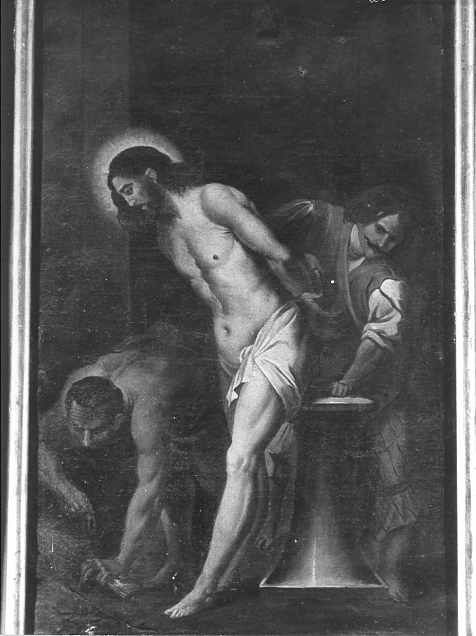 flagellazione di Cristo (dipinto, opera isolata) - ambito lombardo (sec. XVII)