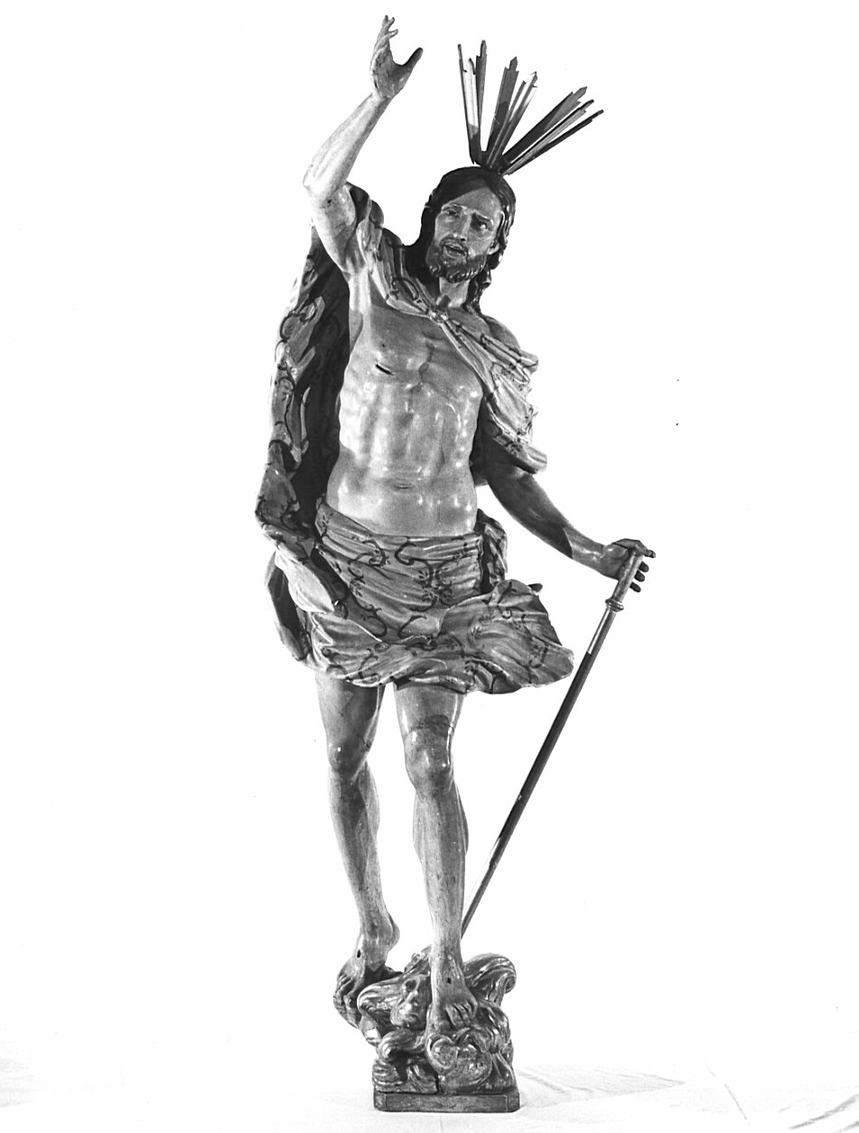 Cristo risorto (statua, opera isolata) di Fantoni Andrea (attribuito) (sec. XVIII)