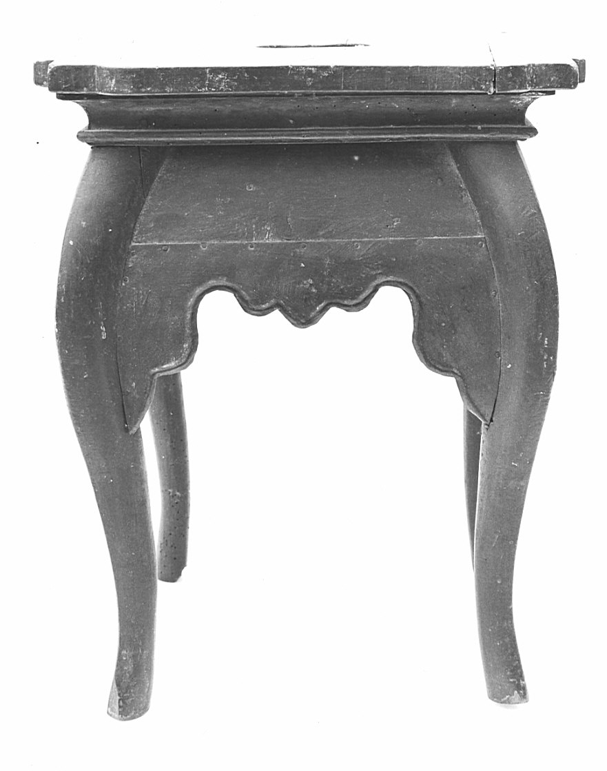 sgabello, opera isolata - bottega bergamasca (metà sec. XVIII)