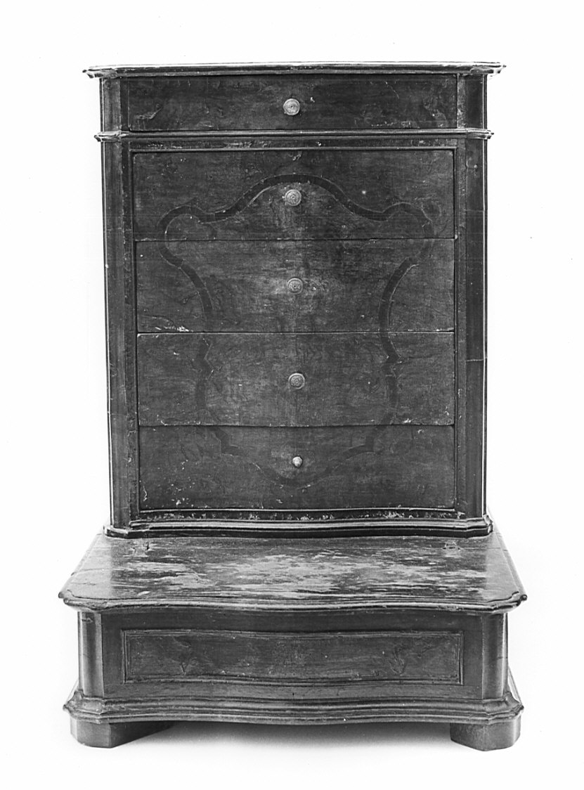inginocchiatoio - a stipetto, opera isolata - bottega bergamasca (sec. XVIII)