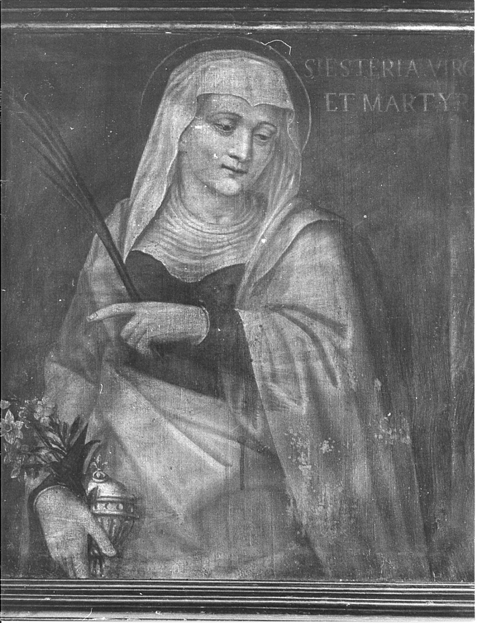 Santa Esteria (dipinto, opera isolata) - ambito lombardo (fine sec. XVI)